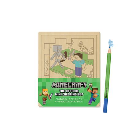 MINECRAFT TP THE OFFICIAL MINI COLORING SET — Cover