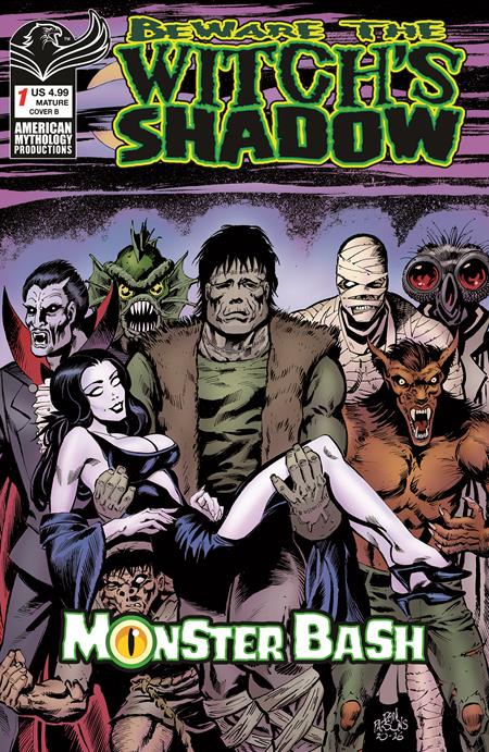 BEWARE THE WITCHS SHADOW MONSTER BASH #1 CVR B DAN PARSONS VAR (MR) — Cover