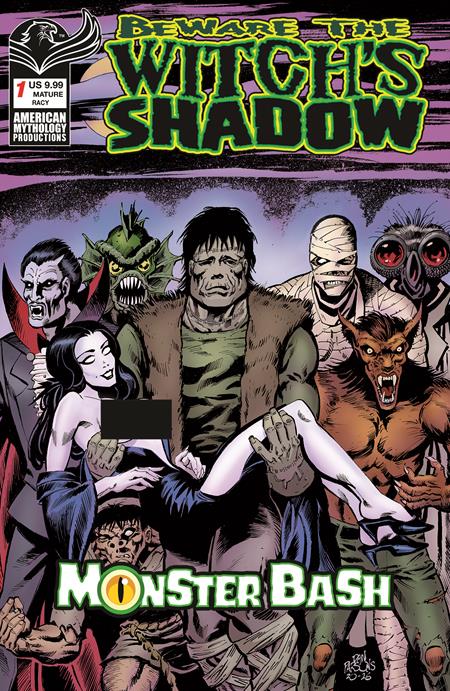 BEWARE THE WITCHS SHADOW MONSTER BASH #1 CVR D DAN PARSONS RISQUE VAR (MR) — Cover