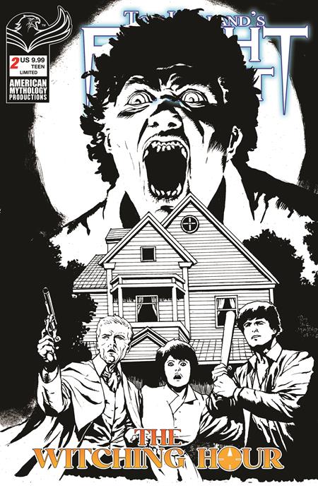 FRIGHT NIGHT WITCHING HOUR #2 (OF 2) CVR E ROY ALLAN MARTINEZ LTD B&W VAR — Cover