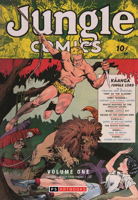GOLDEN AGE CLASSICS JUNGLE COMICS HC VOL 01 — Cover