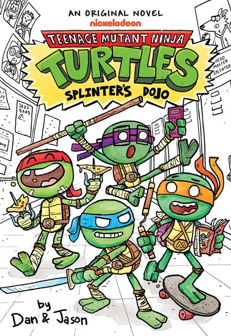 TEENAGE MUTANT NINJA TURTLE ILLUSTRATED NOVEL VOL 01 SPLINTERS DOJO — Cover