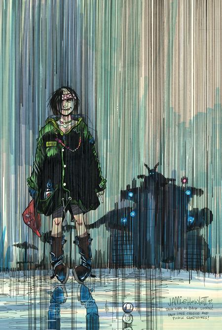 TANK GIRL BLUE HELMET SUMMER SPECIAL #1 (ONE SHOT) CVR C JAMIE HEWLETT VIRGIN CARDSTOCK VAR (MR) — Cover