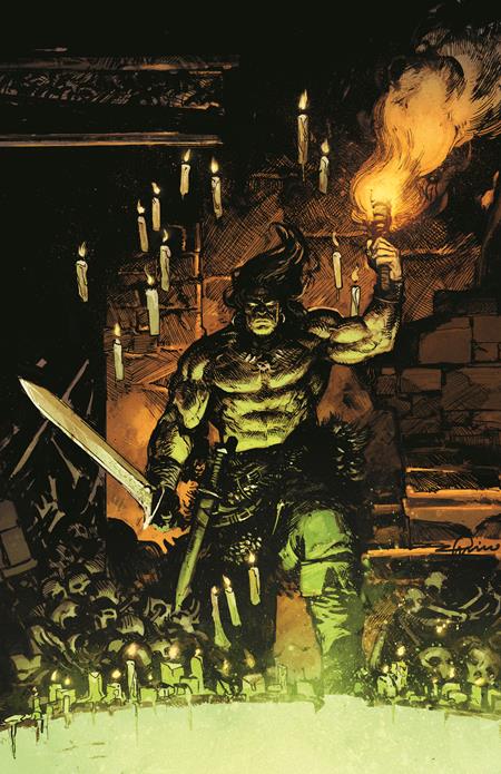 CONAN THE BARBARIAN TIDES OF THE TYRANT KING #1 (OF 4) CVR J GERARDO ZAFFINO VIRGIN CARDSTOCK VAR (MR) — Cover