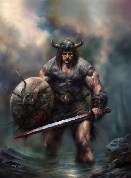 SAVAGE SWORD OF CONAN #16 CVR D NICK PERCIVAL VIRGIN CARDSTOCK VAR (MR) — Cover