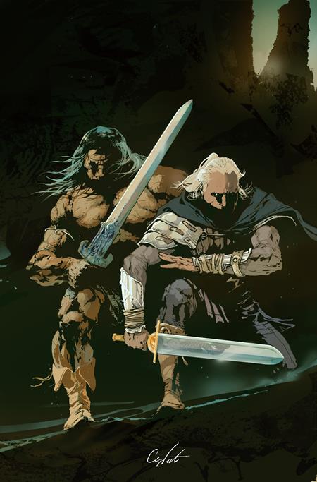 CONAN THE BARBARIAN AND DRAGONERO #5 (OF 7) CVR B STEVAN SUBIC VIRGIN CARDSTOCK VAR (MR) — Cover