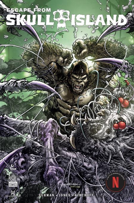 ESCAPE FROM SKULL ISLAND TP DIRECT MARKET EDITION HARVEY TOLIBAO CVR — Cover