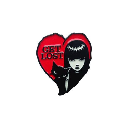 EMILY THE STRANGE GET LOST ENAMEL PIN BADGE — Cover