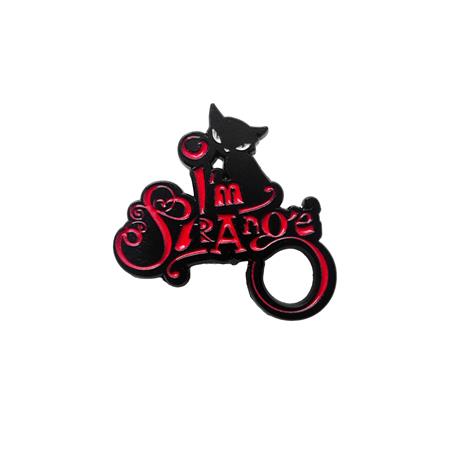 EMILY THE STRANGE IM STRANGE ENAMEL PIN BADGE — Cover
