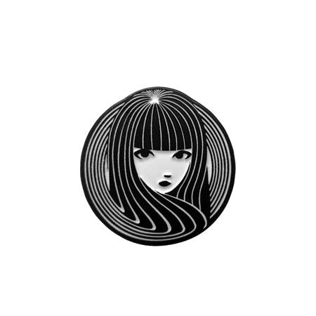 EMILY THE STRANGE OPTICAL ENAMEL PIN BADGE — Cover
