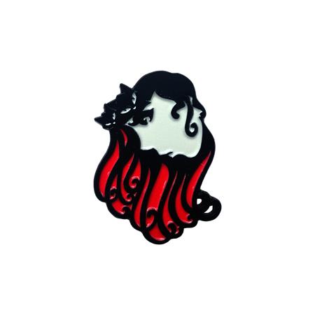EMILY THE STRANGE WINDSWEPT ENAMEL PIN BADGE — Cover