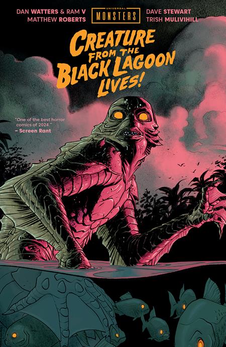 UNIVERSAL MONSTERS CREATURE FROM THE BLACK LAGOON LIVES HC MATTHEW ROBERTS & DAVE STEWART CVR — Cover