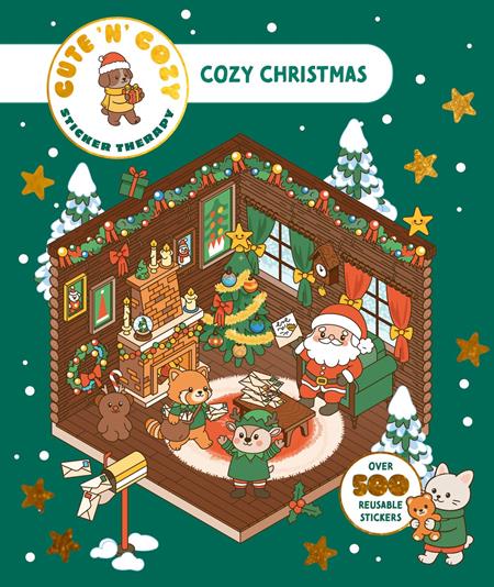 CUTE N COZY STICKER THERAPY TP COZY CHRISTMAS — Cover