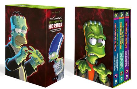 SIMPSONS TREEHOUSE OF HORROR OMINOUS OMNIBUS HC (3 VOLUME BOX SET) — Cover