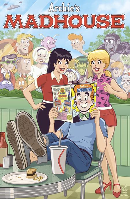 ARCHIES MADHOUSE #1 FACSIMILE EDITION CVR B MATT TALBOT MAD MAGAZINE VAR — Cover