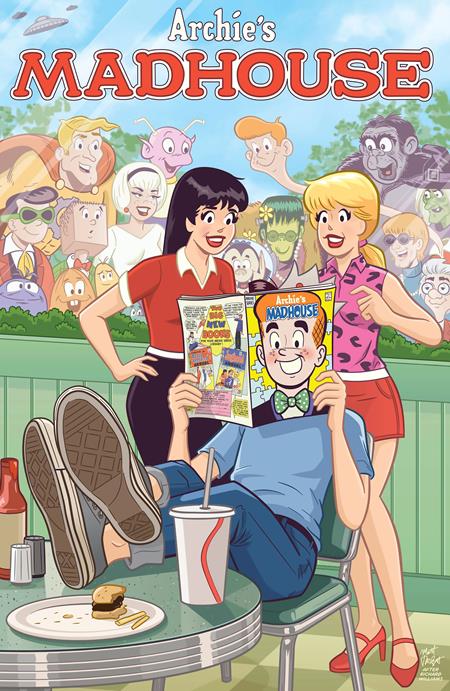 ARCHIES MADHOUSE #1 FACSIMILE EDITION CVR E MATT TALBOT MAD MAGAZINE FOIL VAR — Cover
