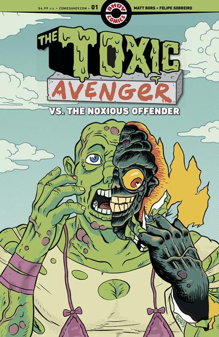 TOXIC AVENGER VS THE NOXIOUS OFFENDER #1 (OF 5) CVR A MATT BORS (MR) — Cover