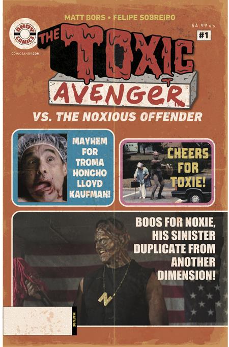 TOXIC AVENGER VS THE NOXIOUS OFFENDER #1 (OF 5) CVR C 5 COPY TROMA PHOTO WRASSLIN MAGAZINE UNLOCK VAR (MR) — Cover