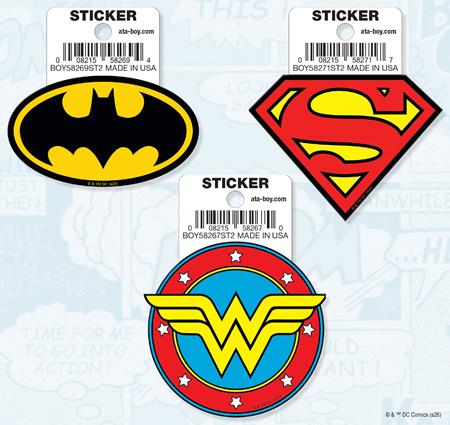 ATA-BOY DC LOGO 9 STICKER PACK (NET) — Cover