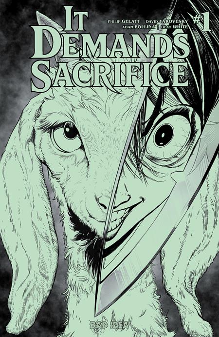 IT DEMANDS SACRIFICE #1 (OF 4) CVR J ADAM POLLINA GLOW IN THE DARK VAR — Cover