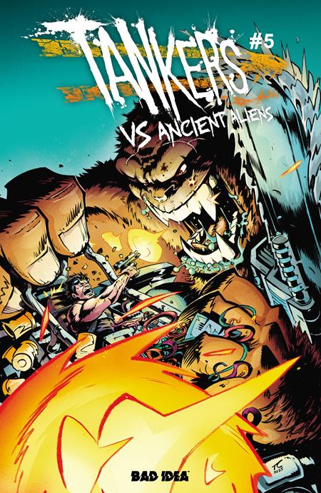 TANKERS VS ANCIENT ALIENS #5 (OF 5) CVR A TYRELL CANNON — Cover