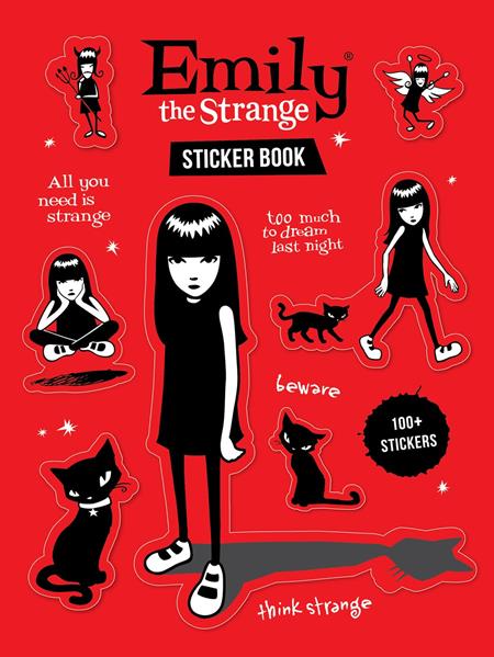 EMILY THE STRANGE STICKER BOOK TP — Cover