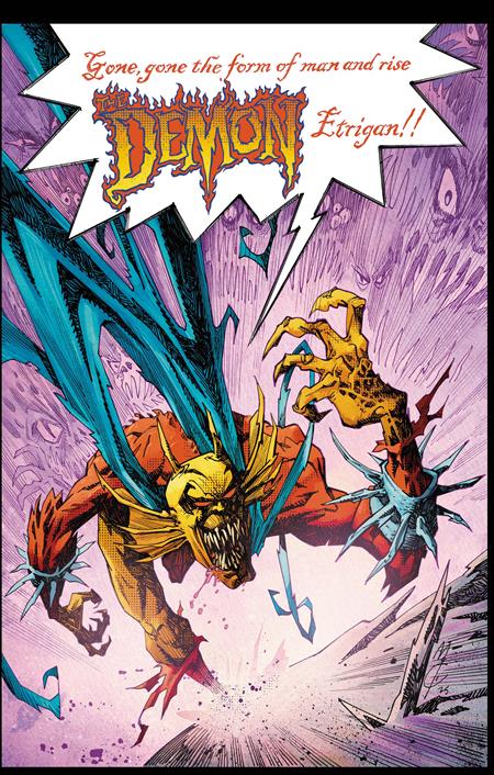 DEMON #1 CVR G INC 1:25 JOHN MCCREA CARD STOCK VAR — Cover