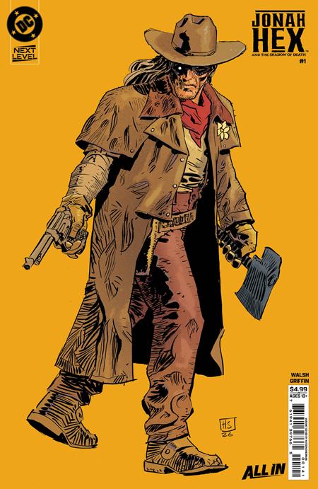 JONAH HEX AND THE SHADOW OF DEATH #1 (OF 6) CVR D HAYDEN SHERMAN NEXT LEVEL CARD STOCK VAR — Cover