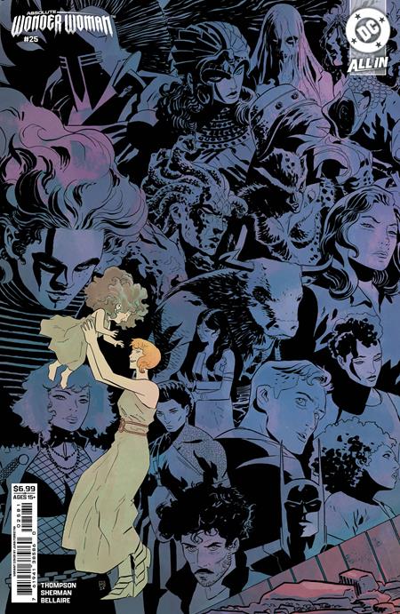 ABSOLUTE WONDER WOMAN #25 CVR H HAYDEN SHERMAN LEFT CONNECTING CARD STOCK VAR — Cover