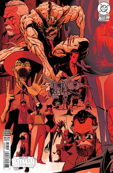 ABSOLUTE BATMAN #25 CVR H NICK DRAGOTTA LEFT CONNECTING CARD STOCK VAR — Cover