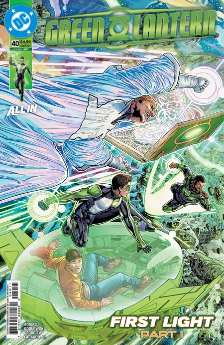 GREEN LANTERN #40 CVR A FERNANDO PASARIN & OCLAIR ALBERT CONNECTING (GREEN LANTERN FIRST LIGHT) — Cover