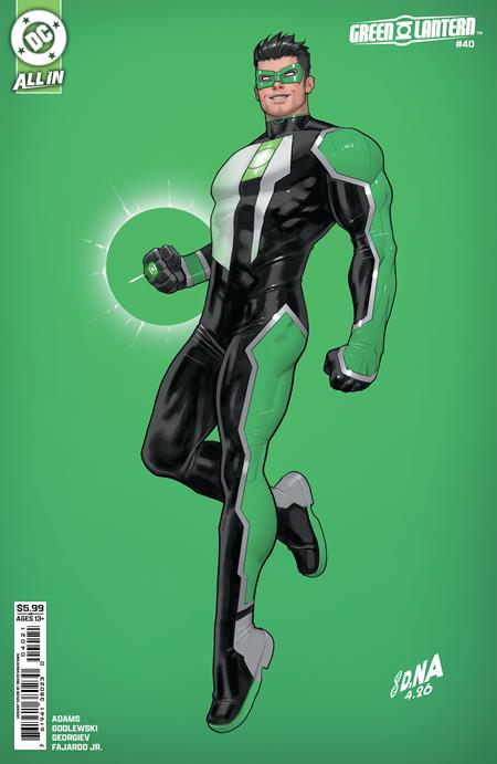 GREEN LANTERN #40 CVR B DAVID NAKAYAMA CARD STOCK VAR (GREEN LANTERN FIRST LIGHT) — Cover