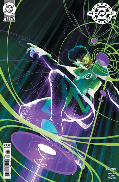 GREEN LANTERN CORPS #21 CVR C KAREN DARBOE CARD STOCK VAR — Cover