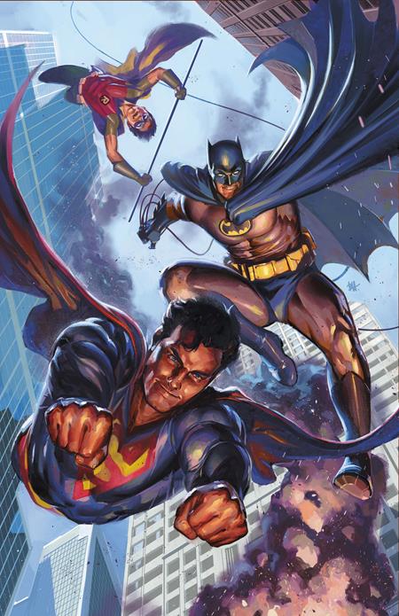 BATMAN SUPERMAN WORLDS FINEST #56 CVR B BEN HARVEY CARD STOCK VAR — Cover