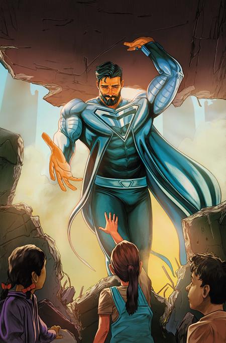 SUPERMAN FATHER OF TOMORROW #6 (OF 6) CVR C NIMIT MALAVIA CARD STOCK VAR — Cover