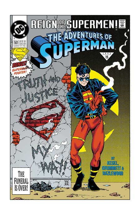 ADVENTURES OF SUPERMAN #501 FACSIMILE EDITION CVR A TOM GRUMMETT — Cover