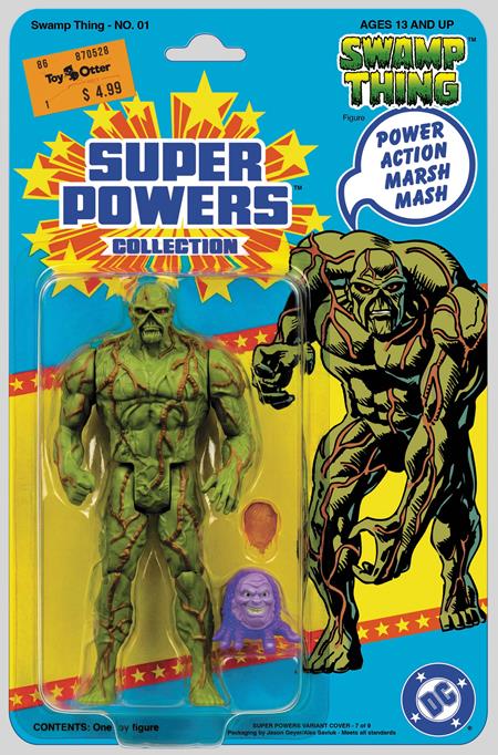 SWAMP THING #1 FACSIMILE EDITION CVR B JASON GEYER & ALEX SAVIUK SWAMP THING SUPER POWERS CARD STOCK VAR — Cover