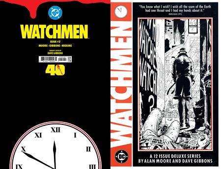WATCHMEN #2 (OF 12) FACSIMILE EDITION CVR B DAVE GIBBONS CARD STOCK VAR (MR) — Cover