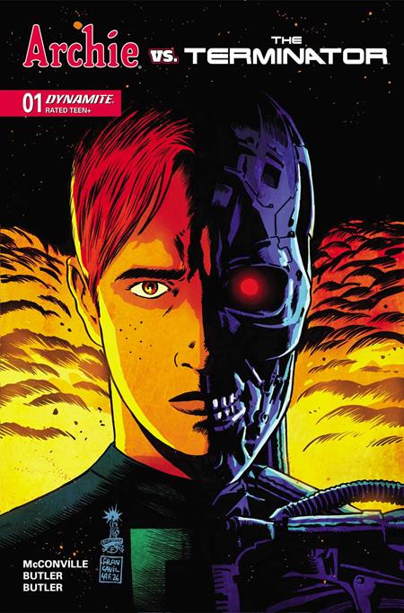 ARCHIE VS THE TERMINATOR #1 CVR A FRANCESCO FRANCAVILLA — Cover