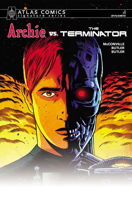 ARCHIE VS THE TERMINATOR #1 CVR K FRANCESCO FRANCAVILLA ATLAS EDITION SIGNED BY FRANCESCO FRANCAVILLA VAR — Cover