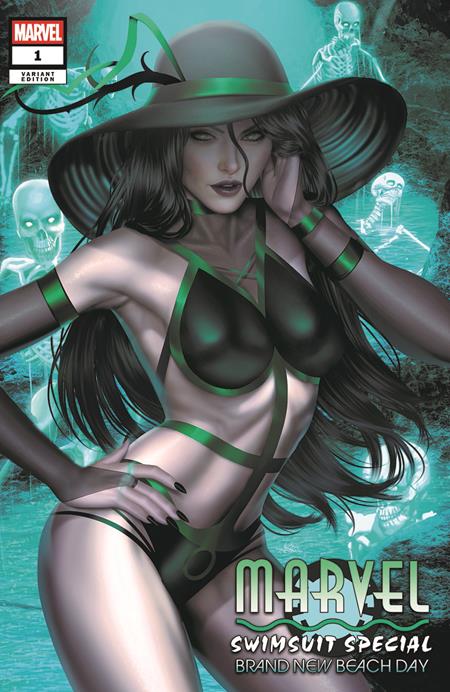 DF MARVEL SWIMSUIT SPECIAL BRAND NEW BEACH DAY #1 ARIEL DIAZ COMICXPOSURE EXCLUSIVE — Cover