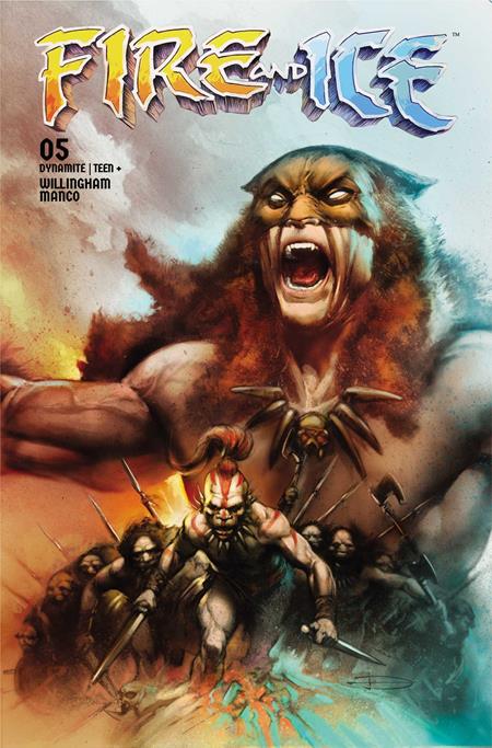FIRE AND ICE #5 CVR B LEONARDO MANCO VAR — Cover