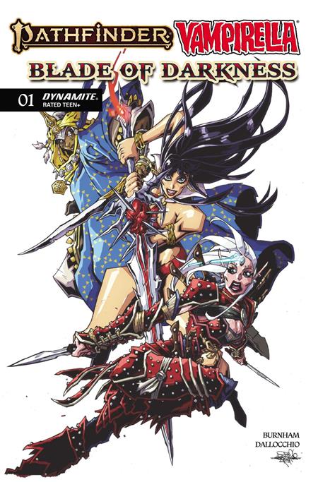 PATHFINDER VAMPIRELLA BLADE OF DARKNESS #1 CVR B ANDREW HUERTA VAR — Cover