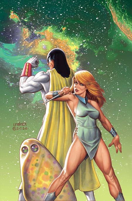 SPACE GHOST VS THE HERCULOIDS #2 CVR K INC 1:20 JOSEPH MICHAEL LINSNER VIRGIN VAR — Cover