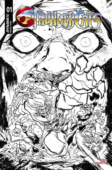 THUNDERCATS (2026) #1 CVR N INC 1:20 DAVID COUSENS LINE ART VAR — Cover