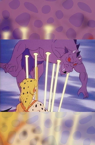 THUNDERCATS CHEETARA #2 CVR I INC 1:10 ANIMATION ART VIRGIN VAR