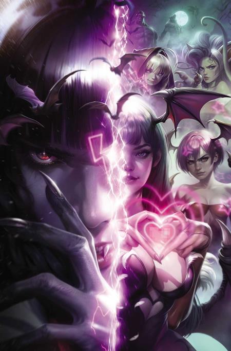 VAMPIRELLA VS DARKSTALKERS SPECIAL #1 (ONE SHOT) CVR M INC 1:20 FRANCESCO MATTINA VIRGIN VAR — Cover