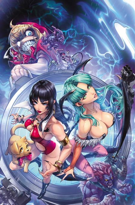 VAMPIRELLA VS DARKSTALKERS SPECIAL #1 (ONE SHOT) CVR N INC 1:25 DRAX VIRGIN VAR — Cover