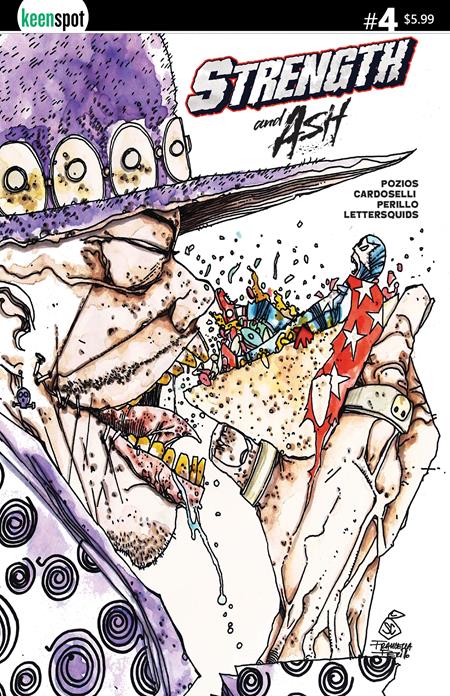 STRENGTH & ASH #4 CVR B STEFANO CARDOSELLI FRANCESCA PERILLO TACOS VAR — Cover