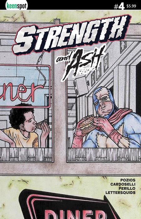 STRENGTH & ASH #4 CVR C ALEX SANCHEZ FRANCESCA PERILLO DINER VAR — Cover